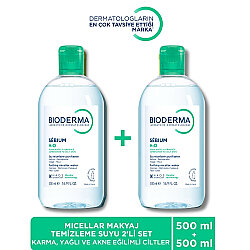 Bioderma Sebium H2O İkili Set 500ml + 500ml - Bioderma
