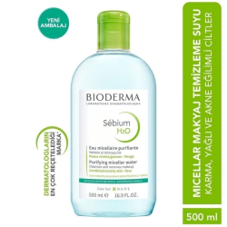 Bioderma Sebium H2O Yüz ve Makyaj Temizleme Suyu 500ml