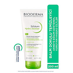 Bioderma Sébium Hydra Cleanser Akne Eğilimli Hassas Ciltler için Balm Dokulu Yatıştırıcı Temizleme Jeli 200 ml - Bioderma