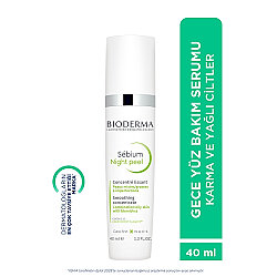 Bioderma Sebium Night Peel Peeling Etkili Gece Serumu 40ml - Bioderma