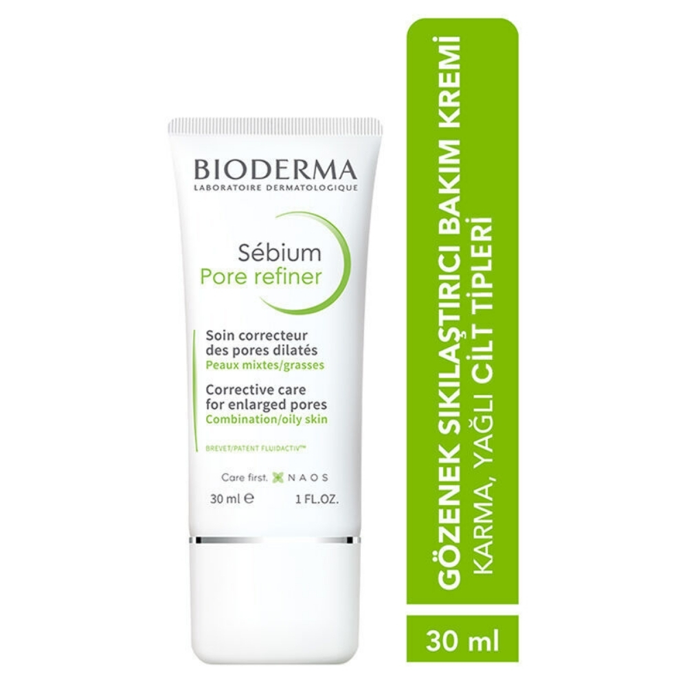 Bioderma Sebium Pore Refiner- Karma ve Yağlı Ciltler İçin Bakım Kremi 30 ml - Bioderma