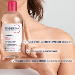 Bioderma Sensibio H2O İkili Set 500ml + 500ml - 3