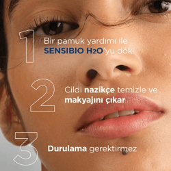 Bioderma Sensibio H2O Yüz ve Makyaj Temizleme Suyu 250 ml - 3