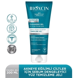 Bioxcin Acnium Sebum Dengeleyici Yüz Yıkama Jeli 200 ml