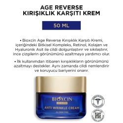 Bioxcin Age Reverse Kırışıklık Karşıtı Krem 50 ml - 3