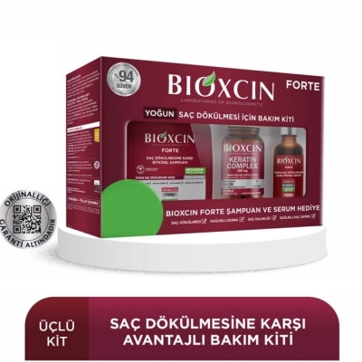 Bioxcin Forte Yoğun Saç Dökülmesi için Bakım Kiti