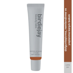 Birdiejay Beauty Labs Peptide Lip Glass-Latte Girl
