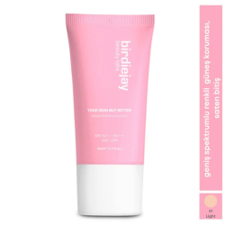 Birdiejay Skin But Better Renkli Mineral Güneş Kremi 50ml-Light