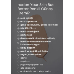 Birdiejay Skin But Better Renkli Mineral Güneş Kremi 50ml-Light - 4