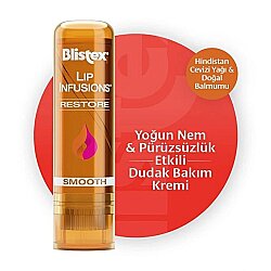 Blistex Lip Infusion Restore - Yumuşak ve Pürüzsüz Dudaklar İçin Yenileyici Dudak Bakım Kremi- 3.7gr - Blistex (1)