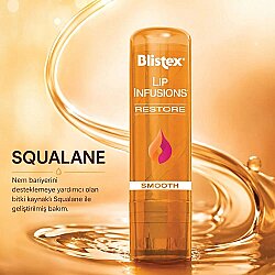 Blistex Lip Infusion Restore - Yumuşak ve Pürüzsüz Dudaklar İçin Yenileyici Dudak Bakım Kremi- 3.7gr - 3