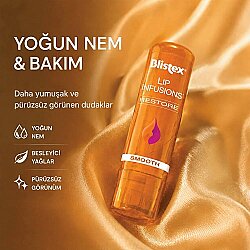 Blistex Lip Infusion Restore - Yumuşak ve Pürüzsüz Dudaklar İçin Yenileyici Dudak Bakım Kremi- 3.7gr - 5