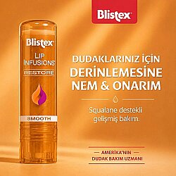 Blistex Lip Infusion Restore - Yumuşak ve Pürüzsüz Dudaklar İçin Yenileyici Dudak Bakım Kremi- 3.7gr - 6