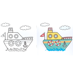 Boyama Kitabı Boya - Kopart - Taşıtlar - Net Yayıncılık (1)