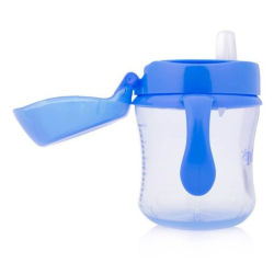 Dr. Brown's Oluklu Alıştırma Bardağı Mavi 6+ Ay 180 ml - Dr.Brown's