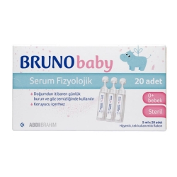 Bruno Baby Serum Fizyolojik Damla 5ml x 20 Flakon - 3