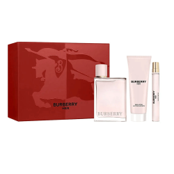 Burberry Her Edp 100 Ml + Body Lotion 75 Ml + Edp 10 Ml - Burberry