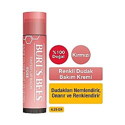 Burt's Bees 100% Doğal Nemlendirici Renkli Dudak Bakım Kremi Rose 4,25 gr - Burt's Bees (1)