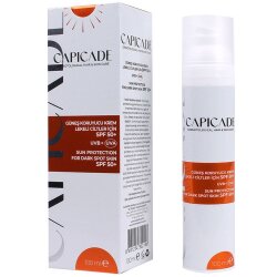 Capicade SPF50+ Lekeli Ciltler İçin Güneş Koruyucu Krem 100ml - Capicade 
