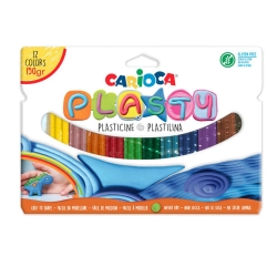 Carioca Plasty Kurumayan Oyun Hamuru - 12 Renk 150 gr - Carioca