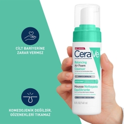 CeraVe Balancing Air Foam Cilt Temizleme Köpüğü 148ml - 7