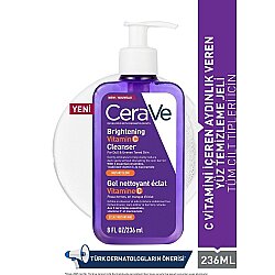 CeraVe Brightening Vitamin C Yüz Temizleme Jeli 236 ml - CeraVe