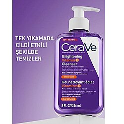 Cerave Brightening Vitamin C Yüz Temizleme Jeli 236 ml - 4
