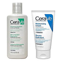 Cerave Set Köpüren Temizleyici 88 ml ve Moisturising Cream Kuru ve Çok Kuru Ciltler İçin 50 ml - CeraVe (1)