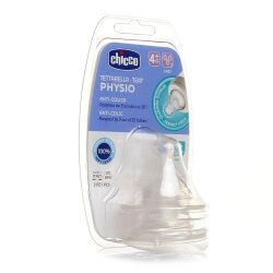 Chicco Physio 2'li Biberon Emziği 4+ Ay Hızlı Akış - 3