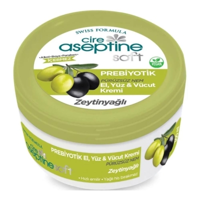 Cire Aseptine Soft Zeytinyağlı Prebiyotik Nemlendirici Bakım Kremi