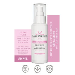 Clara Hygienics Glow Tone SPF50+ Yüz Güneş Kremi 50ml - Clara Hygienics