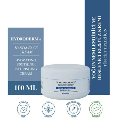 Clara Hygienics Hydroderm+ Nemlendirici El ve Yüz Kremi 100 ml - Clara Hygienics