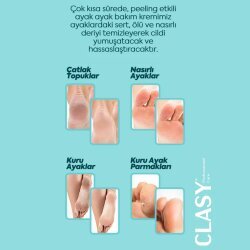 Clasy Care Ayak ve Topuk Çatlak Onarıcı Krem 100ml - 3