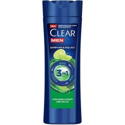 Clear Men 3'ü 1 Arada Yağlanma Karşıtı Lime Özlü Şampuan 350ml
