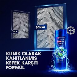 Clear Men Cool Sport Menthol Kepeğe Karşı Etkili Şampuan 350ml - 3