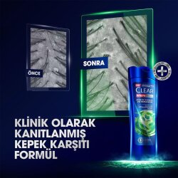 Clear Men Günlük Arınma ve Ferahlık Kepeğe Karşı Etkili Şampuan 350ml - 3