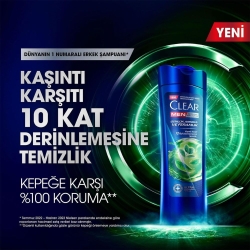 Clear Men Günlük Arınma ve Ferahlık Kepeğe Karşı Etkili Şampuan 350ml - 7