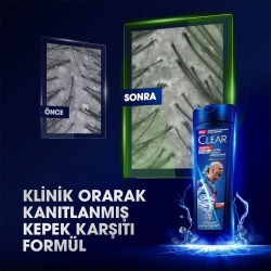 Clear Men Kepeğe Karşı Etkili Şampuan Legend Haaland 350ml - 8