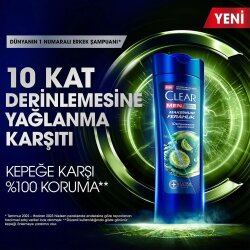 Clear Men Maksimum Ferahlık Şampuan 350ml - 2