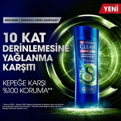 Clear Men Maksimum Ferahlık Şampuan 350ml - 7