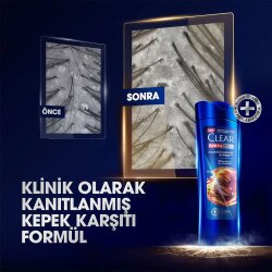 Clear Men Saç Dökülmesine Karşı Kahve Çekirdeği Özü Şampuan 350ml - 3