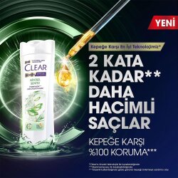 Clear Women Bitkisel Sentez Kepeğe Karşı Etkili Şampuan 350ml - 2