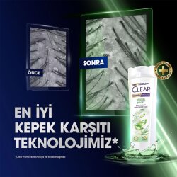 Clear Women Bitkisel Sentez Kepeğe Karşı Etkili Şampuan 350ml - 3