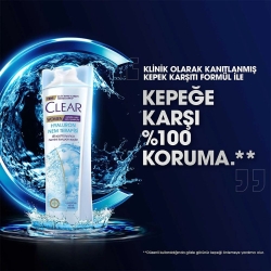 Clear Women Hylaluron Nem Terapisi Kepeğe Karşı Etkili Şampuan 350ml - 7