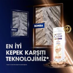Clear Women Kil Terapisi Arınmış ve Yumuşak Saçlar Şampuan 350ml - 3