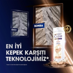 Clear Women Kil Terapisi Arınmış ve Yumuşak Saçlar Şampuan 350ml - 8