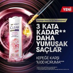 Clear Women Yumuşak Parlak Saçlar Kepeğe Karşı Etkili Şampuan 350ml - 2