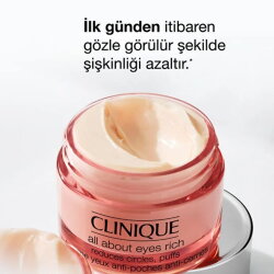 Clinique All About Eyes Rich - Kuru Cilt Göz Çevresi Bakım Kremi 15ml - 4