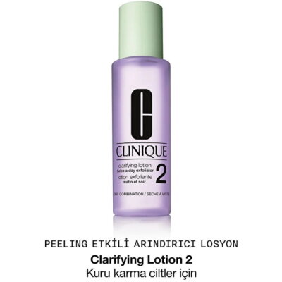 Clinique Clarifying 2 Kuru ve Karma Ciltler için Losyon 200 ml Tonik