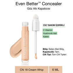Clinique Even Better Concealer Göz Altı Kapatıcısı C18 Cream Whip - Clinique (1)